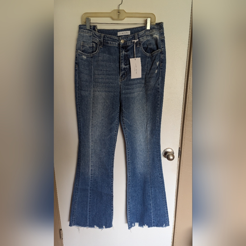 Flying Monkey Black Label Women's Blue  Flared Jeans Size 32